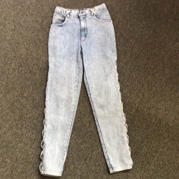 Frederick's of Hollywood Jeans Vintage Fredricks Of Hollywood Acid